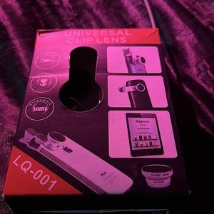 Clip lens for your phone. Gives your phone a closer view   Fits any phone